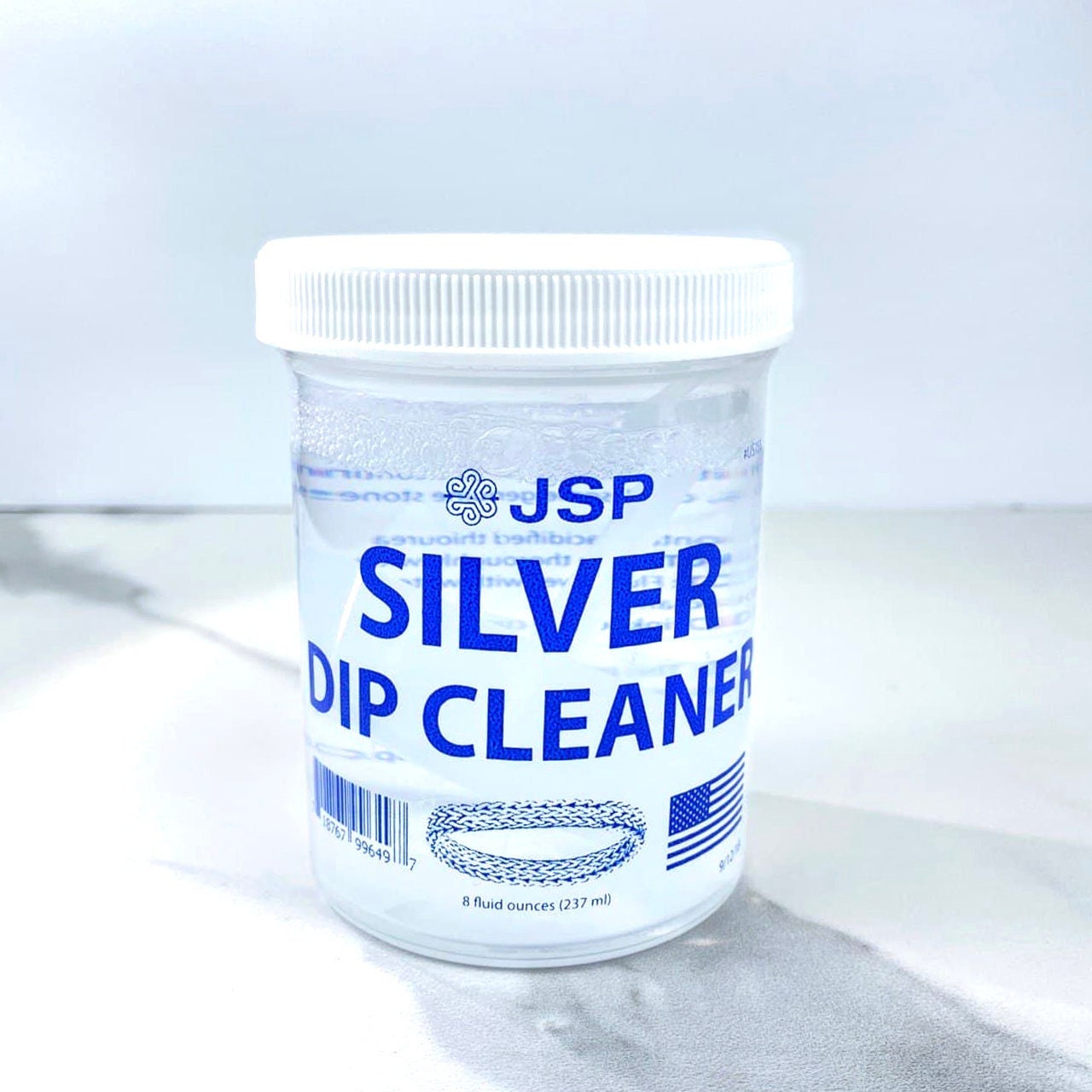 JSP Silver Jewelry Dip Cleaner Solution 08 FL. OZ. | 237ML